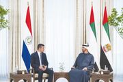 محمد بن زايد ورئيس الباراغواي يبحثان العلاقات المشتركة