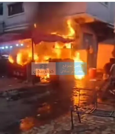 اخبار اليمن الان حريق يلتهم محل شبس والبطاطس اخبار اليمن الان الحدث اليوم عاجل