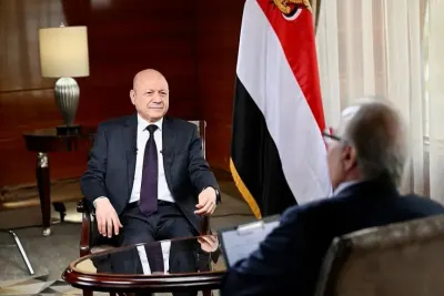 اخبار اليمن الان الرئيس العليمي الحوثيون طائفية وروسيا اخبار اليمن الان الحدث اليوم عاجل