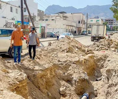اخبار اليمن الان باخبيرة جرادي يتفقدان المياه مديرية اخبار اليمن الان الحدث اليوم عاجل