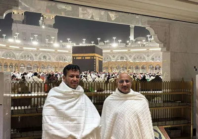 اخبار اليمن الان طارق صالح والعليمي يؤدون العمرة اخبار اليمن الان الحدث اليوم عاجل