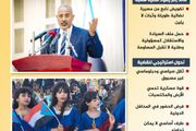الرئيس الزبيدي يقود رؤية ومسار استعادة الدولة إنفوجراف 