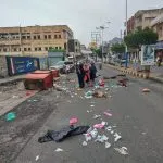 اخبار اليمن الان احتجاجات عمال النظافة شوارع بالبراميل اخبار اليمن الان الحدث اليوم عاجل