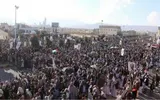 صحيفة الثورة صنعاء اخبار اليمن الان عدد61 مسيرة كبرى بعمران وانتصار اخبار اليمن الان الحدث اليوم عاجل صحيفة الثورة صنعاء