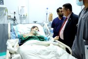 الحالمي يطمئن على صحة وزير الدولة فيصل محمود...