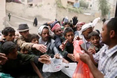 اخبار اليمن الان تقرير حقوقي الكارثة الإنسانية والجوع اخبار اليمن الان الحدث اليوم عاجل