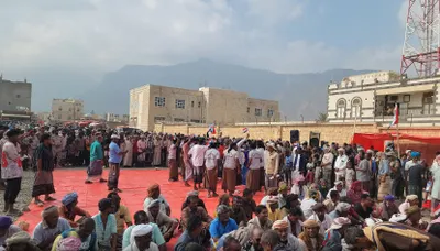 اخبار اليمن الان جماهيري الاعتصام للمطالبة بإعلان الاستقلال اخبار اليمن الان الحدث اليوم عاجل