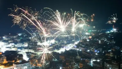 اخبار اليمن الان صنعاء والمدن اليمنية بالألعاب النارية اخبار اليمن الان الحدث اليوم عاجل