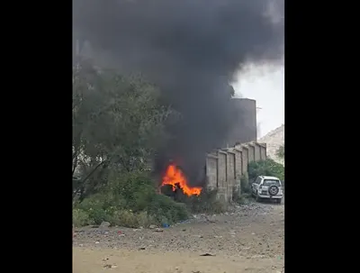 اخبار اليمن الان اندلاع حريق مجمع حكومي قليل اخبار اليمن الان الحدث اليوم عاجل