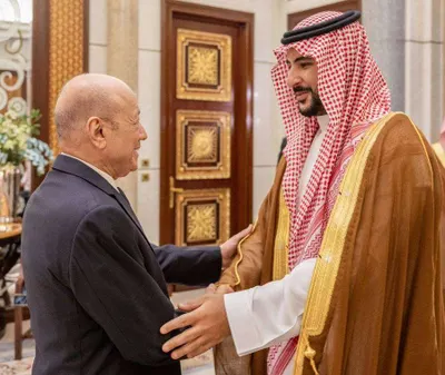 اخبار اليمن الان الأمير سلمان والرئيس العليمي التطورات اخبار اليمن الان الحدث اليوم عاجل