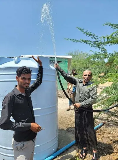 اخبار اليمن الان تشغيل جديدة المياه الراجي للنازحين اخبار اليمن الان الحدث اليوم عاجل