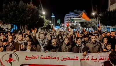 اخبار اليمن الان تظاهرات المغرب بإنهاء التطبيع الإسرائيلي اخبار اليمن الان الحدث اليوم عاجل