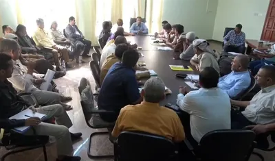 اخبار اليمن الان اجتماعا لمناقشة المشاريع واحتياجات المديريات اخبار اليمن الان الحدث اليوم عاجل