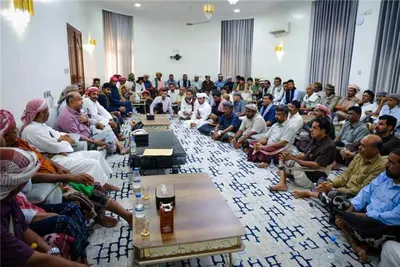 اخبار اليمن الان الخنبشي يلتقي حضرموت والرؤى المحافظة اخبار اليمن الان الحدث اليوم عاجل