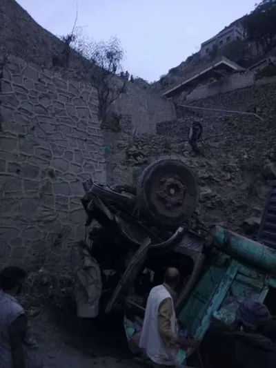 اخبار اليمن الان المستشفيات استقبال شاحنة بحادث مروري اخبار اليمن الان الحدث اليوم عاجل