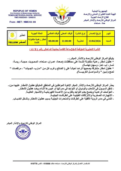 اخبار اليمن الان تحذيرات مستقر معظم مناطق البلاد اخبار اليمن الان الحدث اليوم عاجل