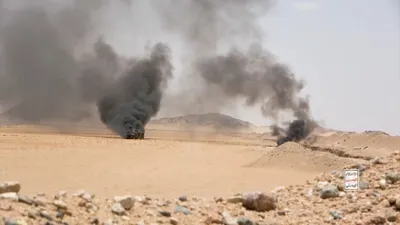 اخبار اليمن الان تحشيدات السعودية واحراق الآليات العسكرية اخبار اليمن الان الحدث اليوم عاجل