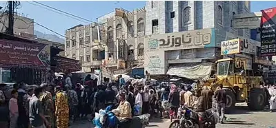 اخبار اليمن الان لإزالة البسطات والعشوائيات الشوراع الرئيسية اخبار اليمن الان الحدث اليوم عاجل