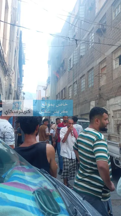 اخبار اليمن الان حريق كبير بمنزل بكريتر اخبار اليمن الان الحدث اليوم عاجل