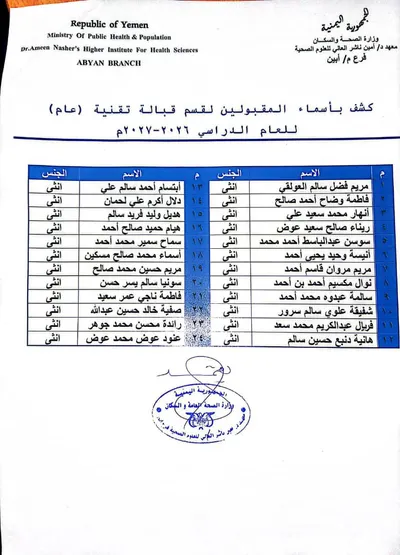 اخبار اليمن الان الدكتور العالي للعلوم الصحية امتحانات اخبار اليمن الان الحدث اليوم عاجل