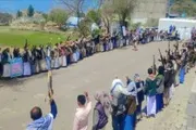 صحيفة الثورة صنعاء اخبار اليمن الان وقفة قبلية للشعب الفلسطيني ودعما اخبار اليمن الان الحدث اليوم عاجل صحيفة الثورة صنعاء