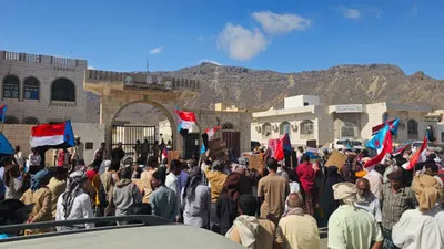 اخبار اليمن الان انتقالي احتجاجية للمطالبة الخدمات المحافظة اخبار اليمن الان الحدث اليوم عاجل