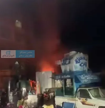 اخبار اليمن الان اندلاع حريق هائل سوق تجاري اخبار اليمن الان الحدث اليوم عاجل