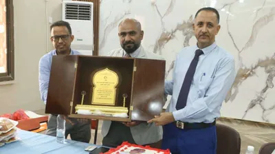 اخبار اليمن الان واستلام المدير والجديد لمالية الجمهورية اخبار اليمن الان الحدث اليوم عاجل