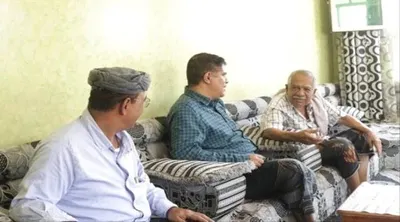 اخبار اليمن الان المحمدي يطمئن صحة المناضل المرشدي اخبار اليمن الان الحدث اليوم عاجل