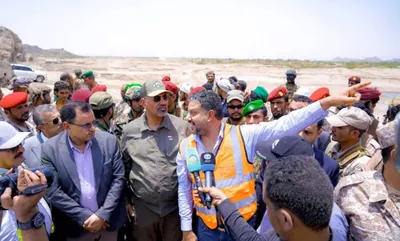 اخبار اليمن الان الرئيس الزبيدي يطلع الأعمال الإنشائية اخبار اليمن الان الحدث اليوم عاجل