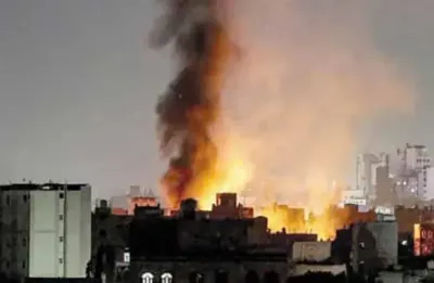 اخبار اليمن الان تفاصيل الغارات العنيفة العاصمة ومحافظتان اخبار اليمن الان الحدث اليوم عاجل