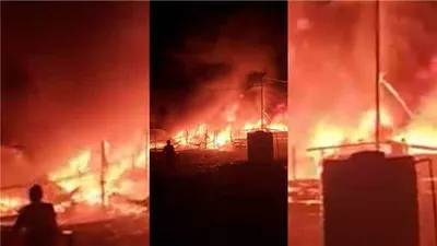 اخبار اليمن الان السيطرة حريق ضخم اخبار اليمن الان الحدث اليوم عاجل