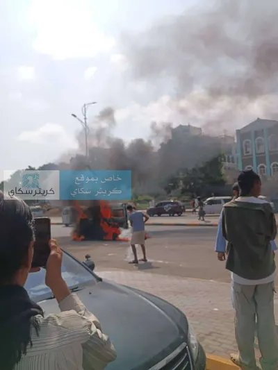 اخبار اليمن الان حريق يلتهم وبوزة النيران بكريتر اخبار اليمن الان الحدث اليوم عاجل