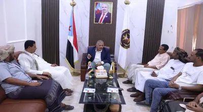 اخبار اليمن الان التوجيه والرقابة الرئاسي يلتقي بالمهرة اخبار اليمن الان الحدث اليوم عاجل