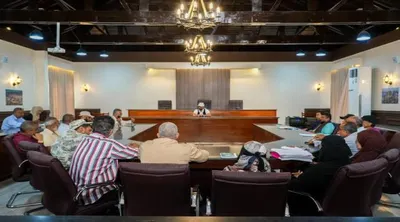 اخبار اليمن الان اجتماعا لمناقشة المكاتب التنفيذية بالانتصارات اخبار اليمن الان الحدث اليوم عاجل