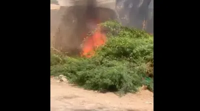 اخبار اليمن الان حريق يلتهم أجزاء منزل مواطن اخبار اليمن الان الحدث اليوم عاجل