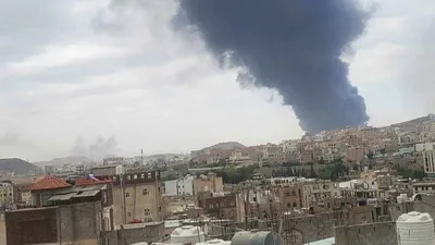 اخبار اليمن الان انفجارات عنيفة صنعاء غارات للحوثيين اخبار اليمن الان الحدث اليوم عاجل