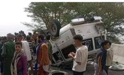 تهامة 24 اخبار اليمن الان حادث مروري يؤدي لإصابة الركاب اخبار اليمن الان الحدث اليوم عاجل تهامة 24