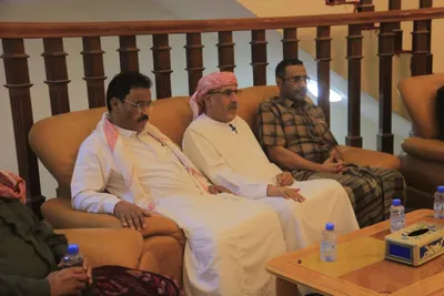 اخبار اليمن الان الكثيري يستقبل وفدا مديرية حريضة اخبار اليمن الان الحدث اليوم عاجل