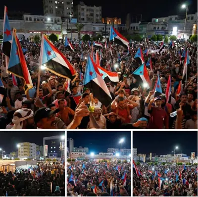 اخبار اليمن الان حشد كبير بعدن الليلة اخبار اليمن الان الحدث اليوم عاجل