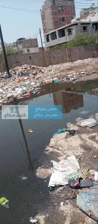 اخبار اليمن الان بحيرة المجاري تغرق شارع بعدن اخبار اليمن الان الحدث اليوم عاجل