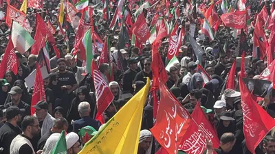 اخبار اليمن الان بدموع المشيعين وهتافاتهم الأخير خامنئي اخبار اليمن الان الحدث اليوم عاجل