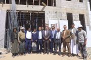 الجبواني وبن لسود يتفقدان سير الأعمال الإنشائية في...