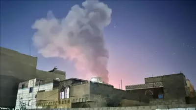 اخبار اليمن الان أمريكية تستهدف الحيمة ومناخة للطيران اخبار اليمن الان الحدث اليوم عاجل