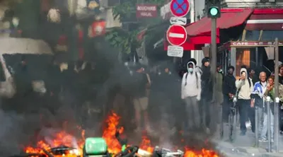 اخبار اليمن الان شرطة باريس احتجاج الطلاب السيطرة اخبار اليمن الان الحدث اليوم عاجل