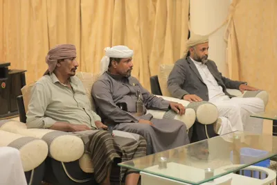 اخبار اليمن الان الكثيري يلتقي وجهاء قبيلة بلعبيد اخبار اليمن الان الحدث اليوم عاجل