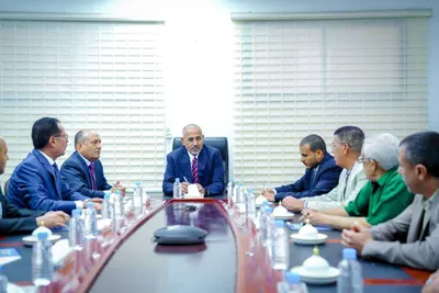 اخبار اليمن الان الرئيس الزبيدي بوزارة الصناعة والتجارة اخبار اليمن الان الحدث اليوم عاجل