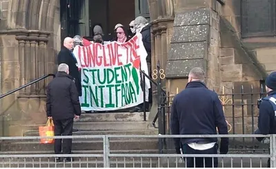 اخبار اليمن الان اسكتلندا يتظاهرون لاستثماراتها الاحتلال الإسرائيلي اخبار اليمن الان الحدث اليوم عاجل