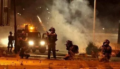 اخبار اليمن الان الاحتلال يطلق قنابل الغاز قلنديا اخبار اليمن الان الحدث اليوم عاجل