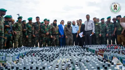 اخبار اليمن الان مكافحة المخدرات الحزام الأمني المهربة اخبار اليمن الان الحدث اليوم عاجل